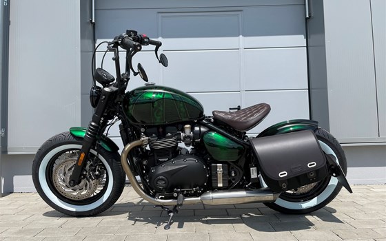 Umgebautes Motorrad Triumph Bonneville Bobber von Warm Up Zweiradtechnik GmbH - Bild 8 Umgebautes Motorrad Triumph Bonneville Bobber von Warm Up Zweiradtechnik GmbH - Bild 8