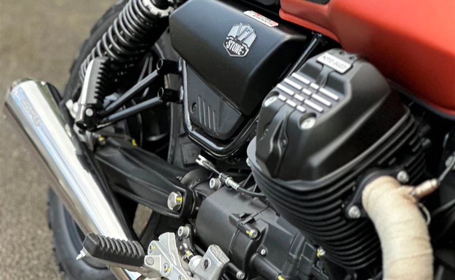 Umbgebautes Motorrad Moto Guzzi V7 Stone Bild 10: Umbgebautes Motorrad Moto Guzzi V7 Stone
