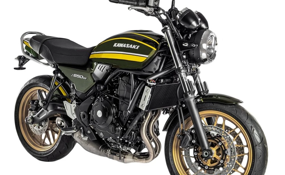 Umbgebautes Motorrad Kawasaki Z650 RS Bild 1: Umbgebautes Motorrad Kawasaki Z650 RS
