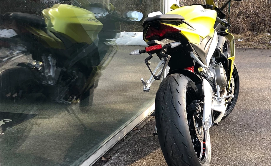 Umbgebautes Motorrad Aprilia RS 660 Bild 3: Umbgebautes Motorrad Aprilia RS 660