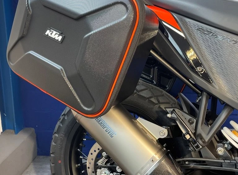 Umbgebautes Motorrad KTM 390 Adventure SW Bild 2: Umbgebautes Motorrad KTM 390 Adventure SW
