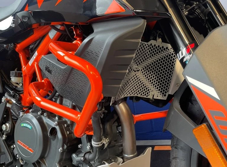 Umbgebautes Motorrad KTM 390 Adventure SW Bild 3: Umbgebautes Motorrad KTM 390 Adventure SW