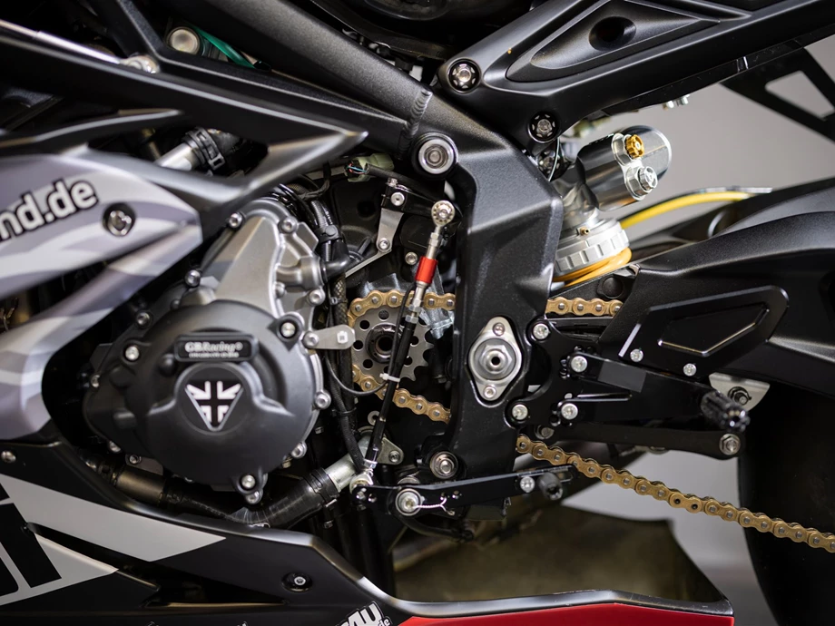 Umbgebautes Motorrad Triumph Street Triple 765 R Bild 14: Umbgebautes Motorrad Triumph Street Triple 765 R