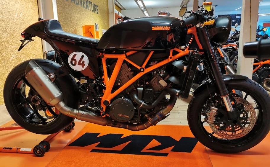 Umbgebautes Motorrad KTM 1290 Super Duke Bild 1: Umbgebautes Motorrad KTM 1290 Super Duke