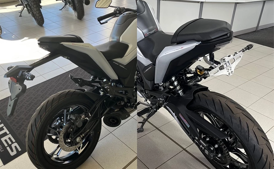 Umbgebautes Motorrad Zontes 125 U Bild 8: Umbgebautes Motorrad Zontes 125 U