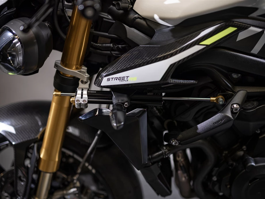 Umbgebautes Motorrad Triumph Street Triple 765 Moto2 Edition Bild 8: Umbgebautes Motorrad Triumph Street Triple 765 Moto2 Edition