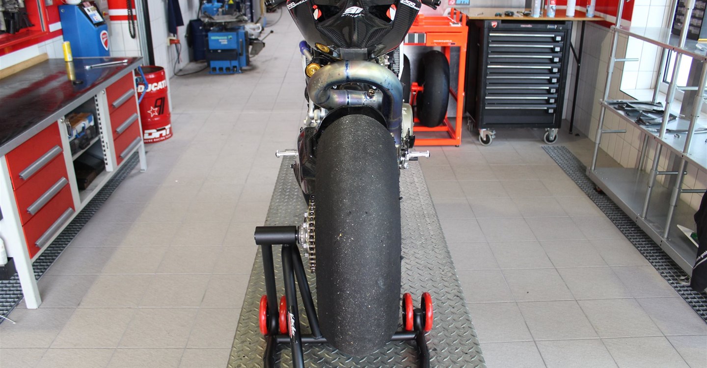 Umbgebautes Motorrad Ducati 1299 Panigale S