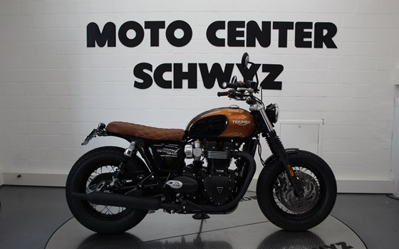 Umgebautes Motorrad Triumph Bonneville T120 von Moto Center Schwyz AG - Bild 5 Umgebautes Motorrad Triumph Bonneville T120 von Moto Center Schwyz AG - Bild 5