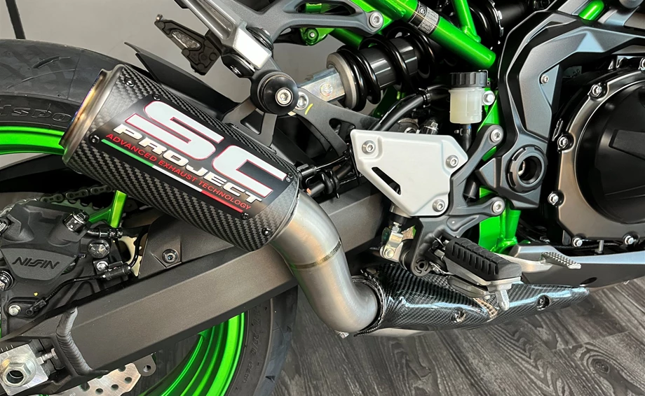 Umbgebautes Motorrad Kawasaki Z900 Bild 7: Umbgebautes Motorrad Kawasaki Z900