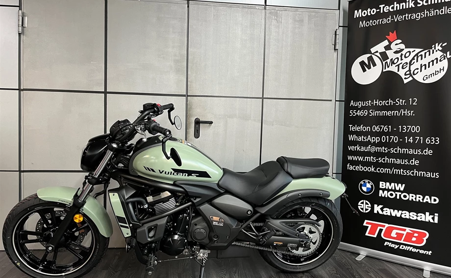 Umbgebautes Motorrad Kawasaki Vulcan S Bild 2: Umbgebautes Motorrad Kawasaki Vulcan S