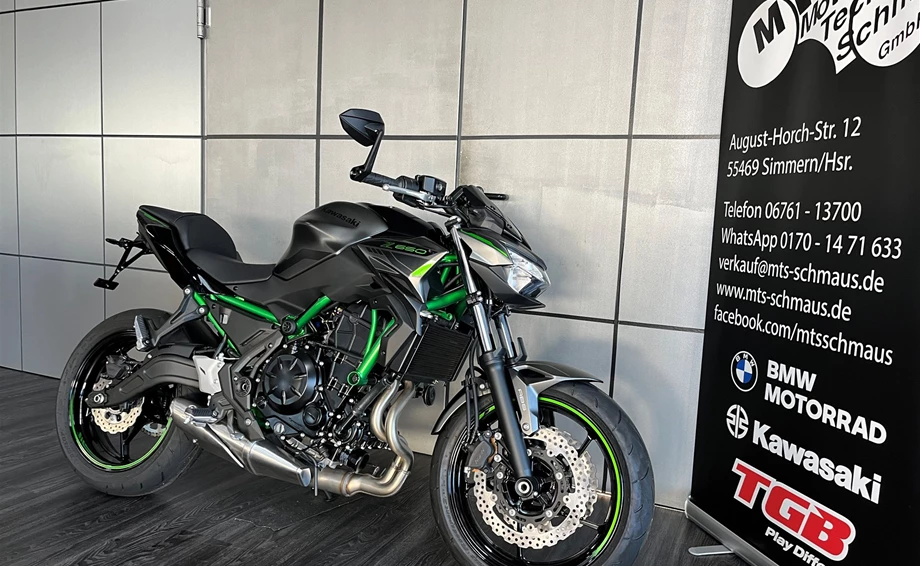 Umbgebautes Motorrad Kawasaki Z650 Bild 5: Umbgebautes Motorrad Kawasaki Z650