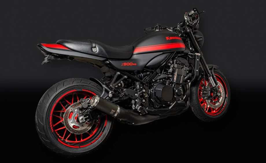 Umbgebautes Motorrad Kawasaki Z900 RS Bild 3: Umbgebautes Motorrad Kawasaki Z900 RS