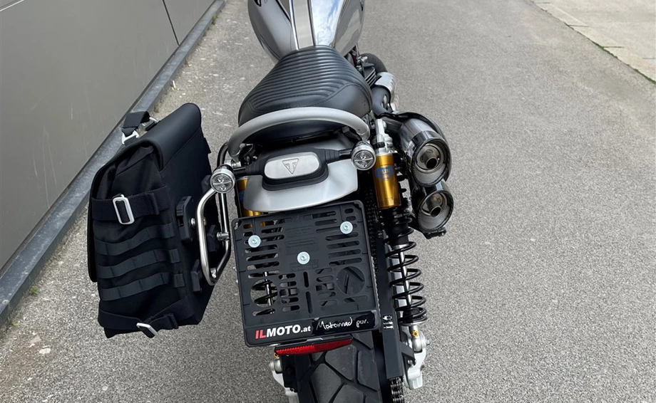 Umbgebautes Motorrad Triumph SCRAMBLER 1200 XE CHROME EDITION Bild 5: Umbgebautes Motorrad Triumph SCRAMBLER 1200 XE CHROME EDITION