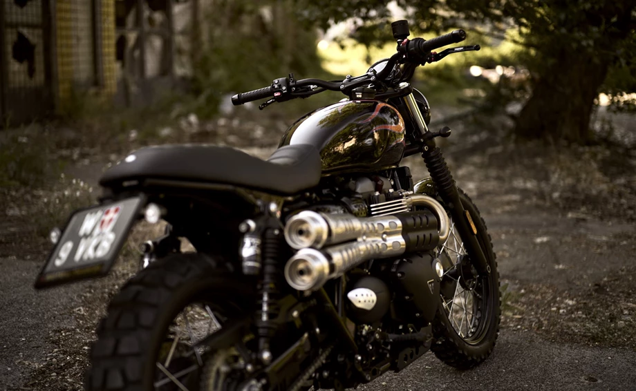 Umbgebautes Motorrad Triumph Street Scrambler Bild 6: Umbgebautes Motorrad Triumph Street Scrambler