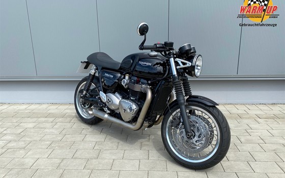 Umgebautes Motorrad Triumph Thruxton von Warm Up Zweiradtechnik GmbH - Bild 1 Umgebautes Motorrad Triumph Thruxton von Warm Up Zweiradtechnik GmbH - Bild 1