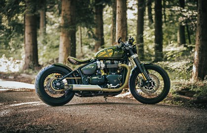 Triumph Bonneville Bobber TFC Custom Bike Triumph Bonneville Bobber TFC Custom Bike