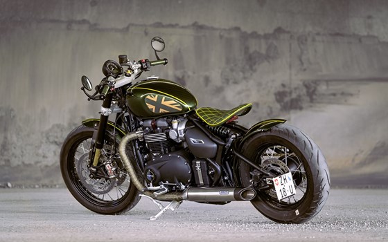 Umgebautes Motorrad Triumph Bonneville Bobber TFC von Erne's Euromotos AG - Bild 4 Umgebautes Motorrad Triumph Bonneville Bobber TFC von Erne's Euromotos AG - Bild 4