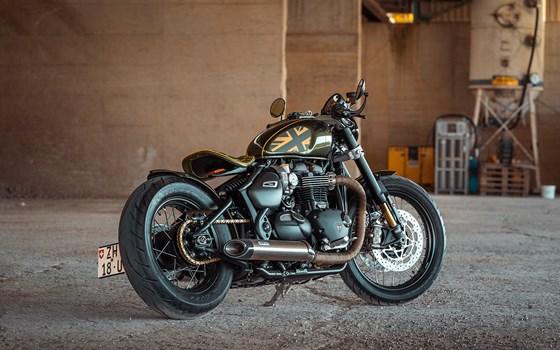 Umgebautes Motorrad Triumph Bonneville Bobber TFC von Erne's Euromotos AG - Bild 5 Umgebautes Motorrad Triumph Bonneville Bobber TFC von Erne's Euromotos AG - Bild 5