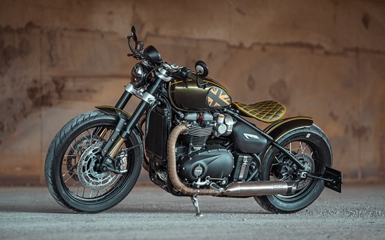 Umgebautes Motorrad Triumph Bonneville Bobber TFC von Erne's Euromotos AG - Bild 6 Umgebautes Motorrad Triumph Bonneville Bobber TFC von Erne's Euromotos AG - Bild 6