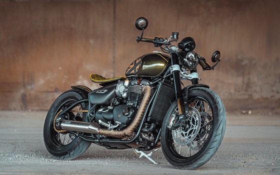 Umgebautes Motorrad Triumph Bonneville Bobber TFC von Erne's Euromotos AG - Bild 8 Umgebautes Motorrad Triumph Bonneville Bobber TFC von Erne's Euromotos AG - Bild 8