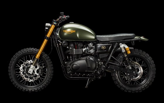 Umgebautes Motorrad Triumph Scrambler 900 von Erne's Euromotos AG - Bild 1 Umgebautes Motorrad Triumph Scrambler 900 von Erne's Euromotos AG - Bild 1