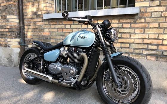 Umgebautes Motorrad Triumph Bonneville Speedmaster von Erne's Euromotos AG - Bild 10 Umgebautes Motorrad Triumph Bonneville Speedmaster von Erne's Euromotos AG - Bild 10
