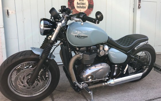 Umgebautes Motorrad Triumph Bonneville Speedmaster von Erne's Euromotos AG - Bild 2 Umgebautes Motorrad Triumph Bonneville Speedmaster von Erne's Euromotos AG - Bild 2