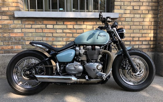 Umgebautes Motorrad Triumph Bonneville Speedmaster von Erne's Euromotos AG - Bild 9 Umgebautes Motorrad Triumph Bonneville Speedmaster von Erne's Euromotos AG - Bild 9