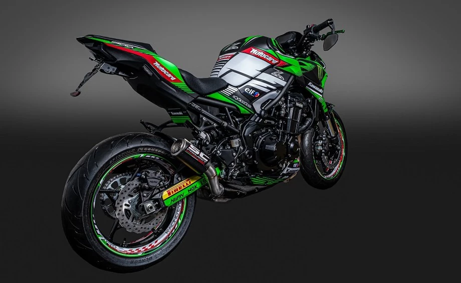 Umbgebautes Motorrad Kawasaki Z900 Bild 2: Umbgebautes Motorrad Kawasaki Z900