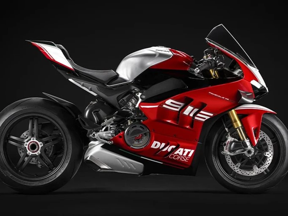 Umbgebautes Motorrad Ducati Panigale V4 SP2 30° Anniversario 916 Bild 4: Umbgebautes Motorrad Ducati Panigale V4 SP2 30° Anniversario 916