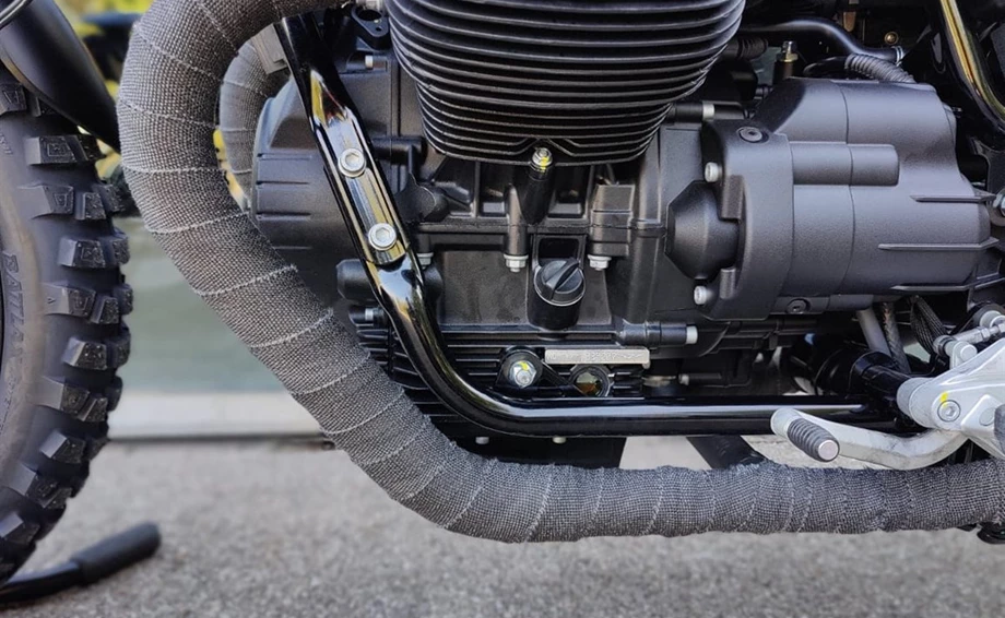 Umbgebautes Motorrad Moto Guzzi V7 Stone Bild 12: Umbgebautes Motorrad Moto Guzzi V7 Stone