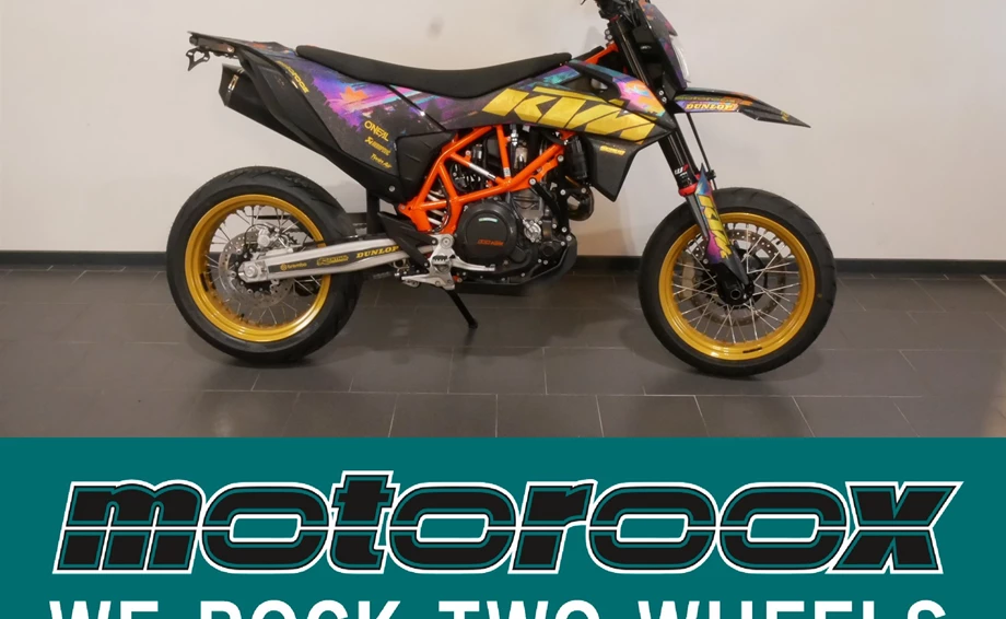 Umbgebautes Motorrad KTM 690 SMC R Bild 1: Umbgebautes Motorrad KTM 690 SMC R