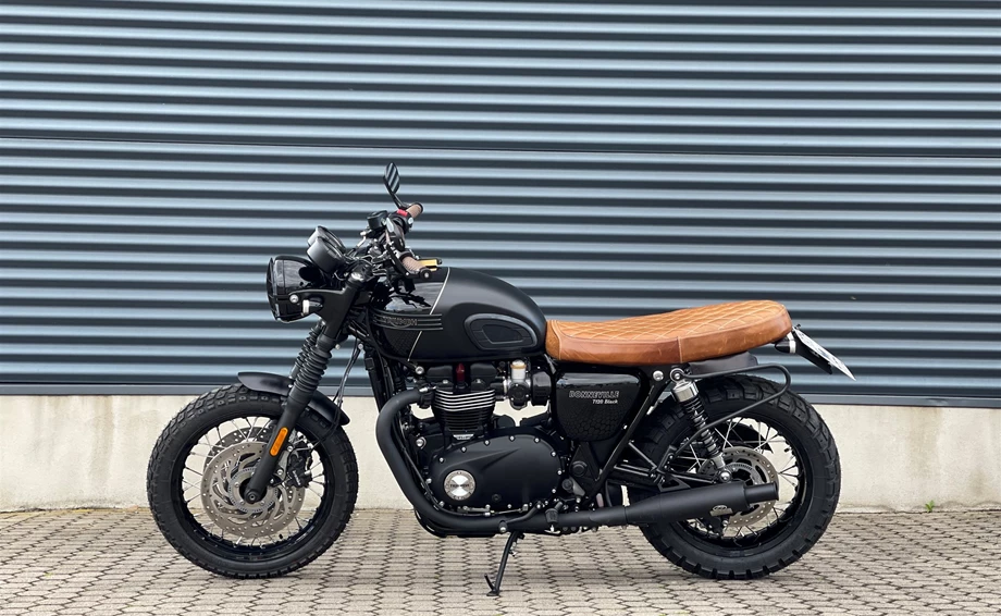 Umbgebautes Motorrad Triumph Bonneville T120 Black Bild 15: Umbgebautes Motorrad Triumph Bonneville T120 Black