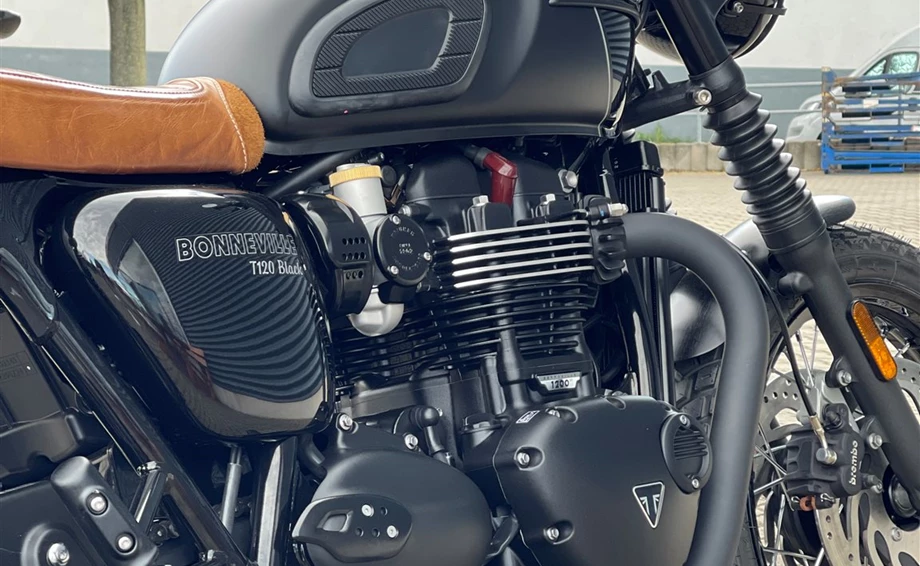 Umbgebautes Motorrad Triumph Bonneville T120 Black Bild 11: Umbgebautes Motorrad Triumph Bonneville T120 Black