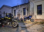 Umbgebautes Motorrad Yamaha MT-07