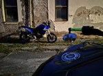 Umbgebautes Motorrad Yamaha Tenere 700