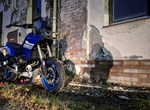 Umbgebautes Motorrad Yamaha Tenere 700