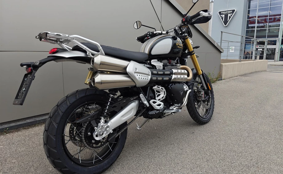 Umbgebautes Motorrad Triumph Scrambler 1200 XE Bild 4: Umbgebautes Motorrad Triumph Scrambler 1200 XE