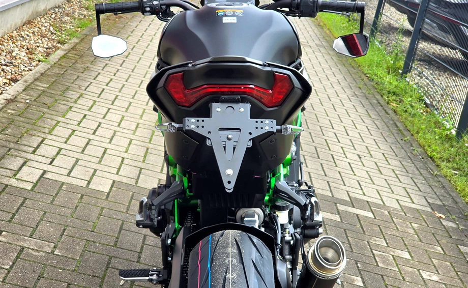 Umbgebautes Motorrad Kawasaki Z900 Bild 14: Umbgebautes Motorrad Kawasaki Z900