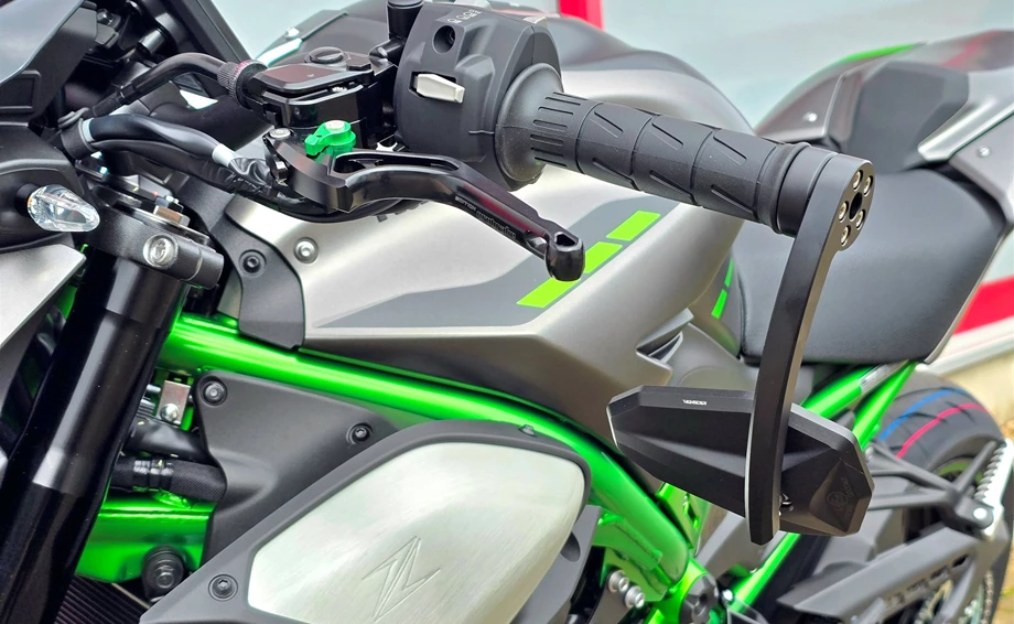 Umbgebautes Motorrad Kawasaki Z900 Bild 10: Umbgebautes Motorrad Kawasaki Z900