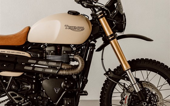 Umgebautes Motorrad Triumph Scrambler 1200 XE von Erne's Euromotos AG - Bild 13 Umgebautes Motorrad Triumph Scrambler 1200 XE von Erne's Euromotos AG - Bild 13