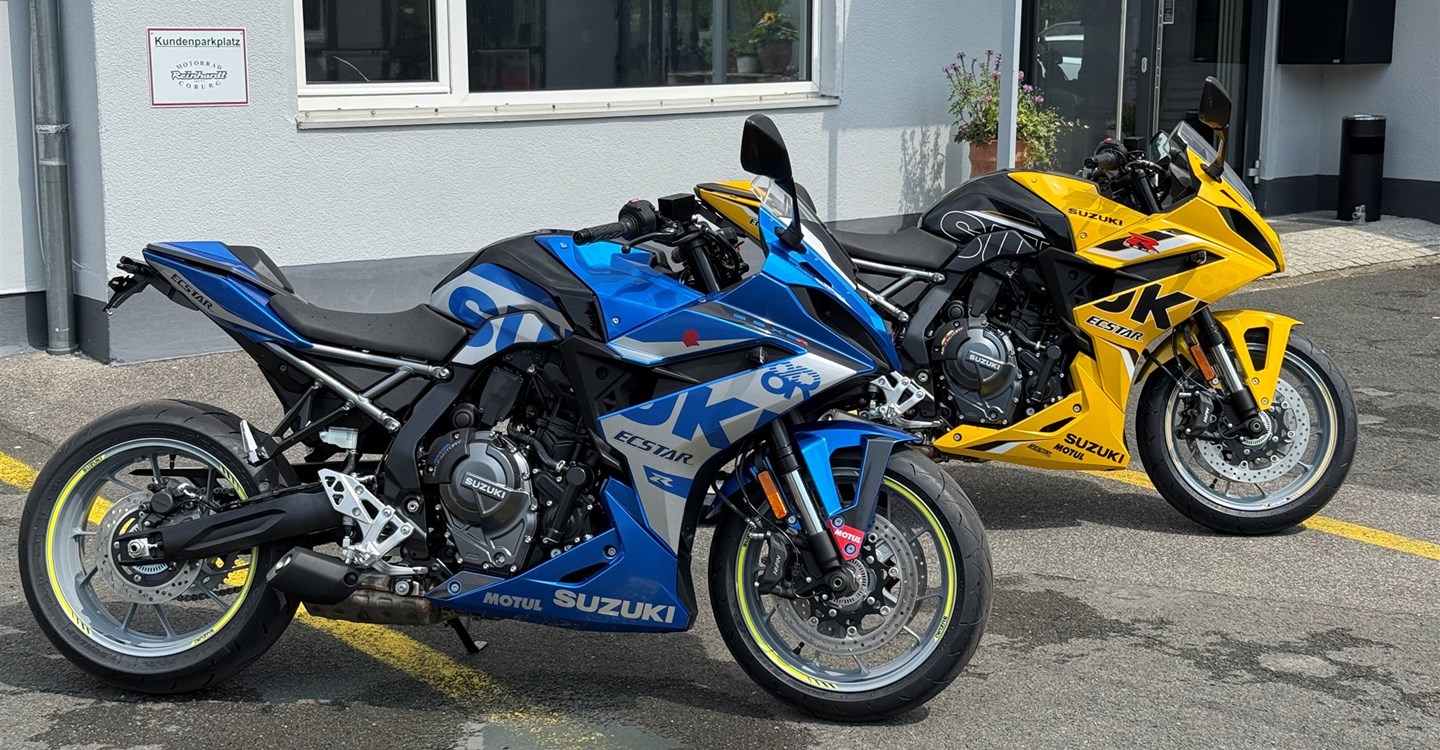 Umbgebautes Motorrad Suzuki GSX-8R