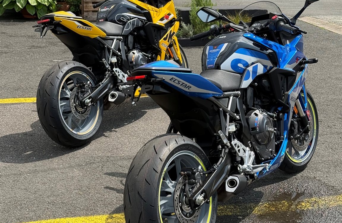 Umbgebautes Motorrad Suzuki GSX-8R