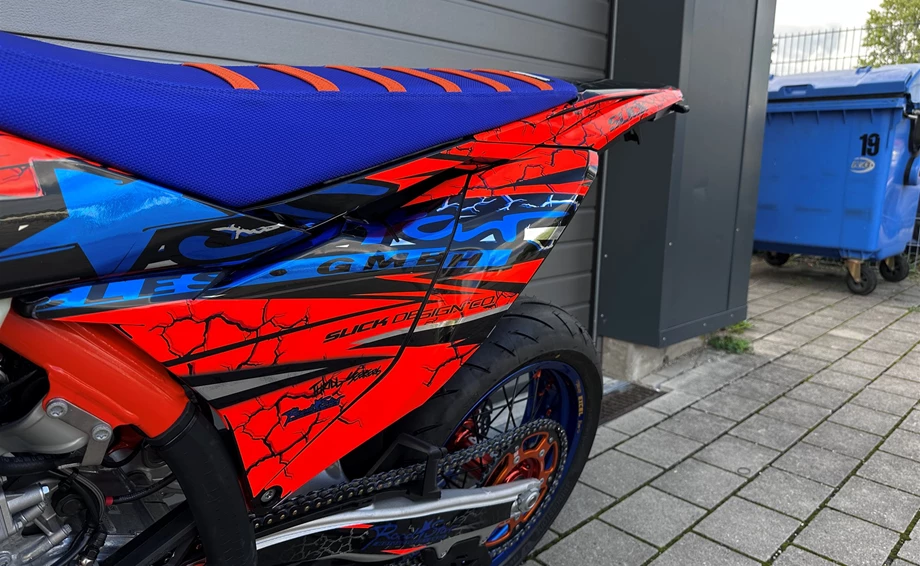 Umbgebautes Motorrad KTM 500 EXC-F SIX DAYS Bild 15: Umbgebautes Motorrad KTM 500 EXC-F SIX DAYS