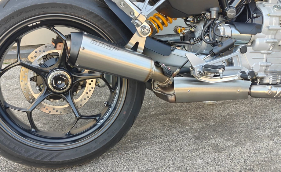 Umbgebautes Motorrad Moto Guzzi V100 Mandello S Bild 10: Umbgebautes Motorrad Moto Guzzi V100 Mandello S