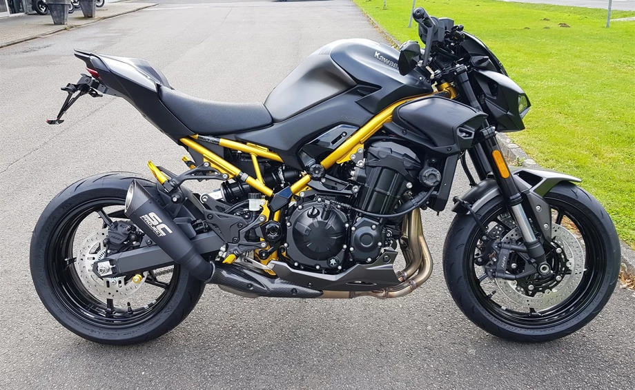 Umbgebautes Motorrad Kawasaki Z900 Bild 2: Umbgebautes Motorrad Kawasaki Z900