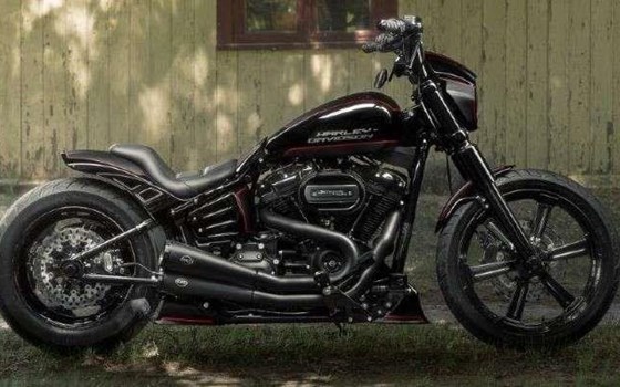 Umgebautes Motorrad Harley-Davidson Softail Standard FXST von hd47 - Bild 1