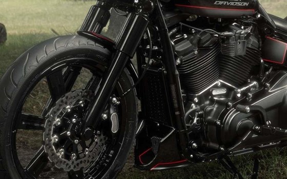 Umgebautes Motorrad Harley-Davidson Softail Standard FXST von hd47 - Bild 3