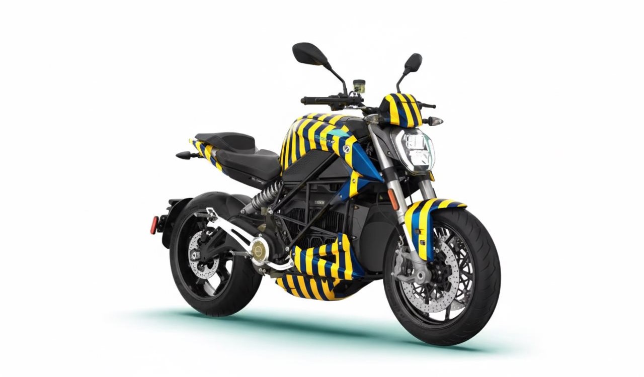 Umbgebautes Motorrad Zero S
