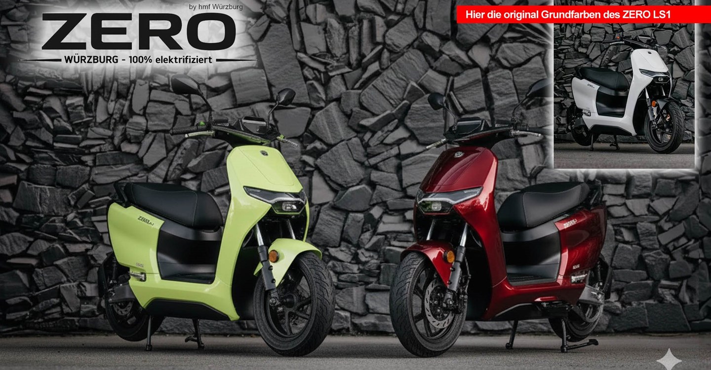 Umbgebautes Motorrad Zero LS1